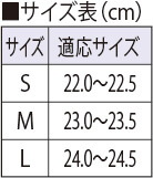 サイズ表