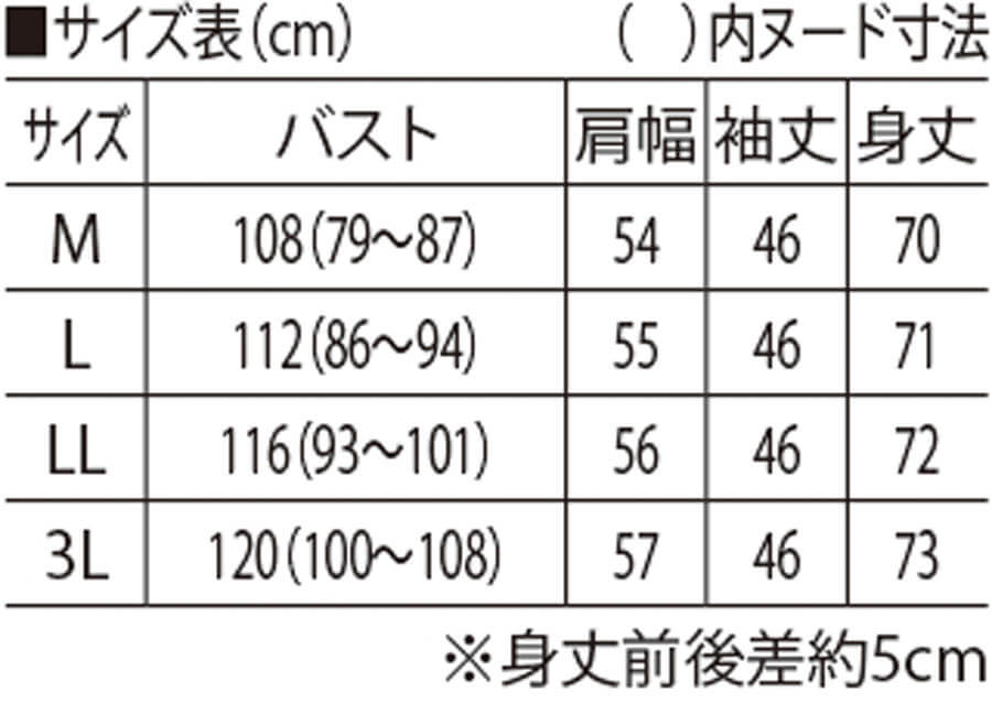 サイズ表