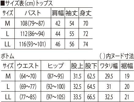 サイズ表