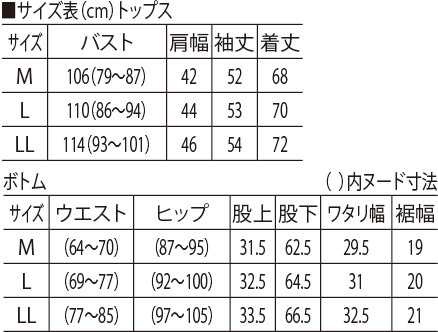 サイズ表