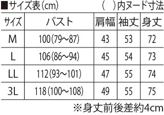 サイズ表