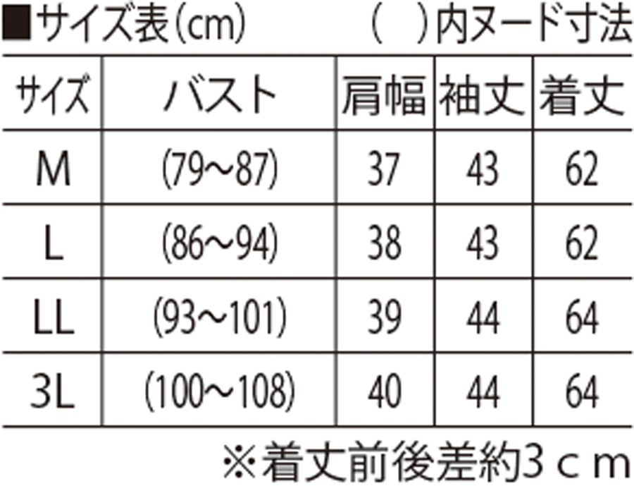 サイズ表
