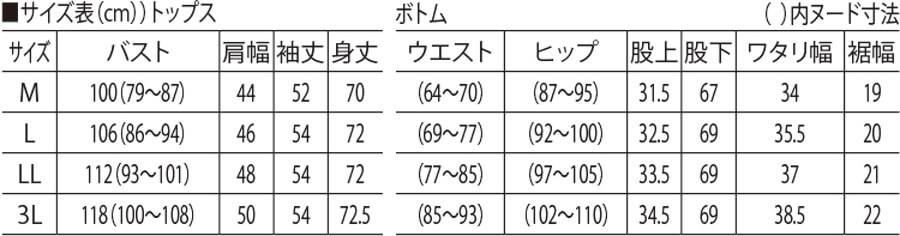 サイズ表