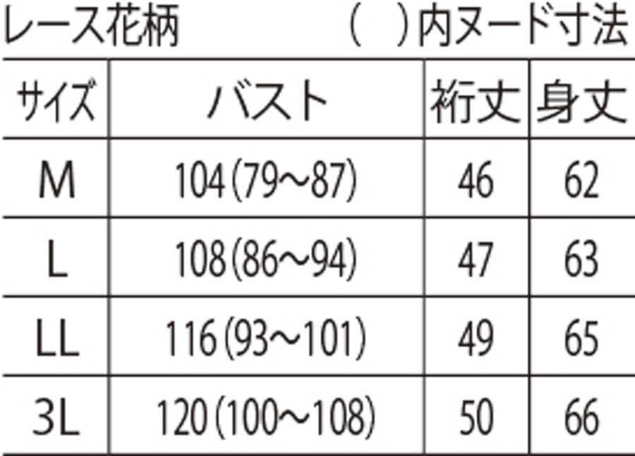 サイズ表