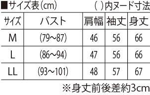 サイズ表