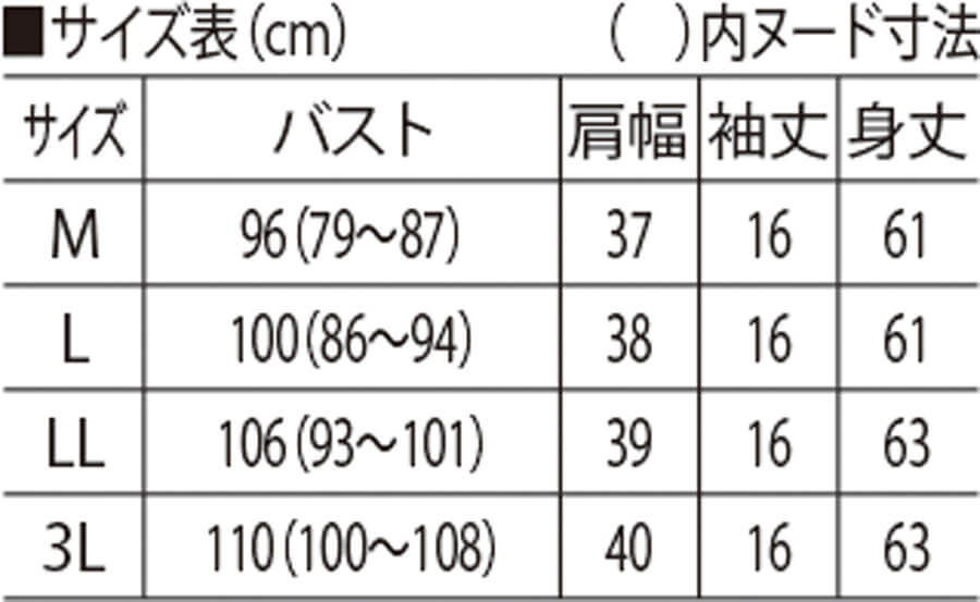 サイズ表