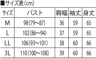 サイズ表