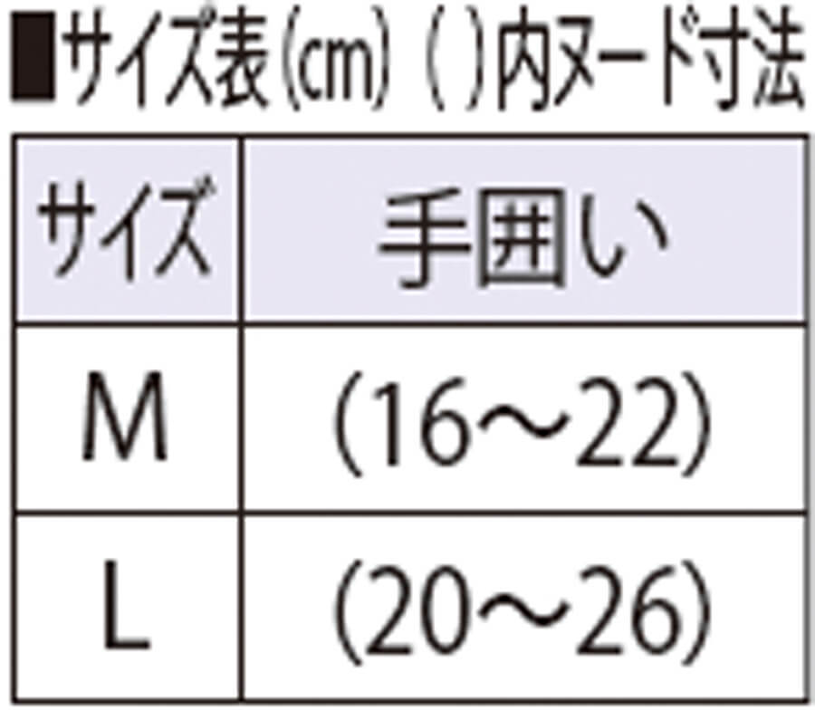 サイズ表