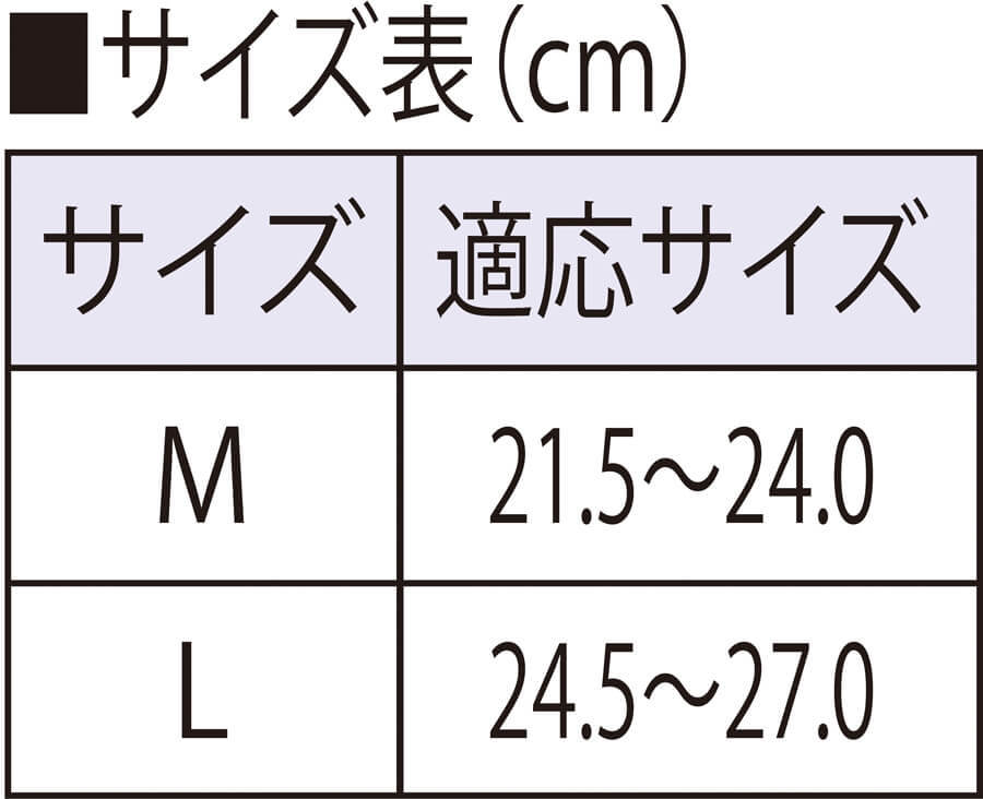 サイズ表