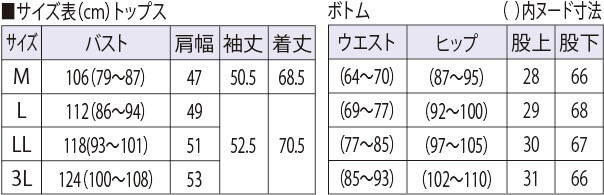 サイズ表