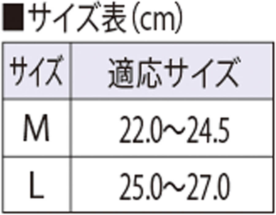 サイズ表