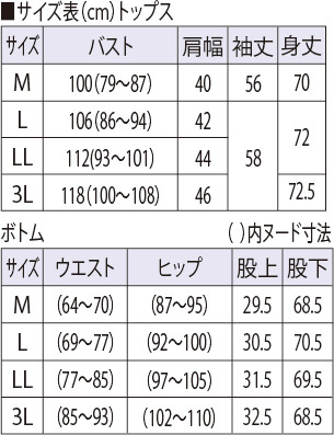 サイズ表