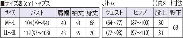 サイズ表