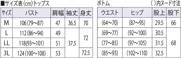 サイズ表