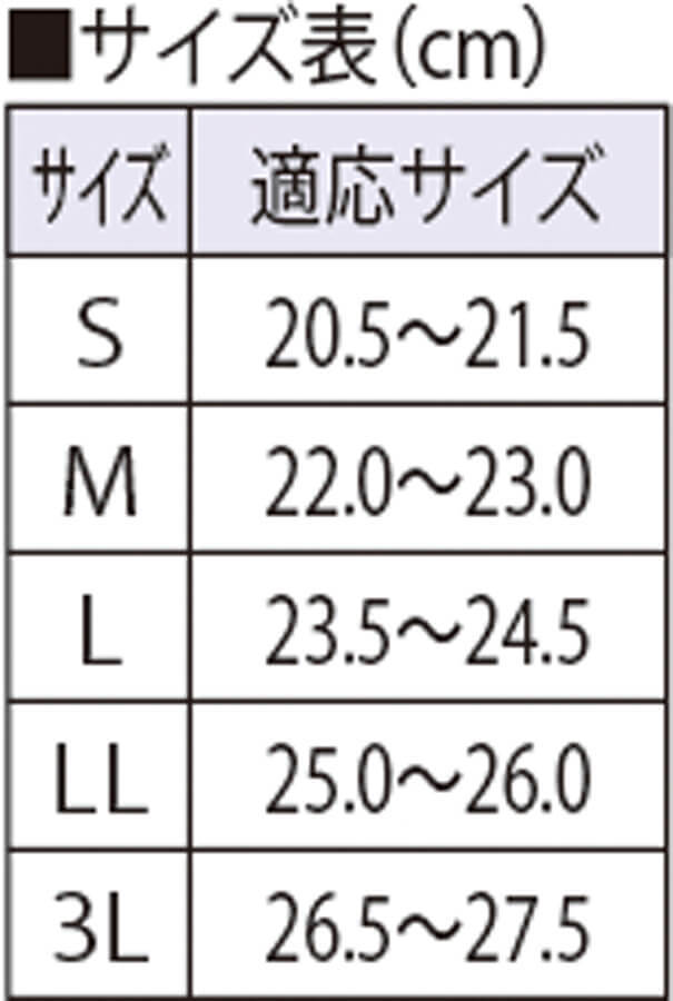サイズ表