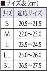 サイズ表