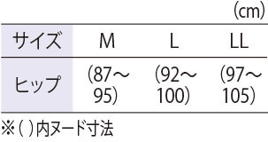 サイズ表